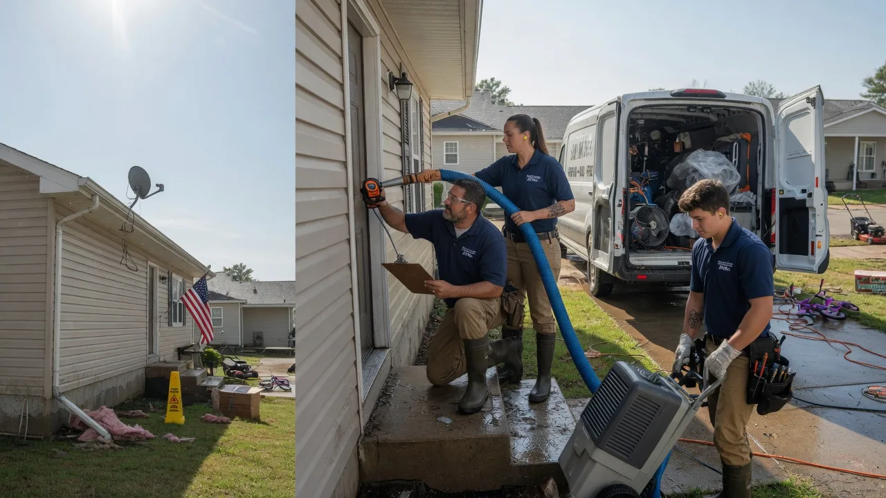 Ceiling Water Damage Restoration in Bowdoinham, ME near me